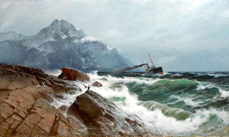 Carl Wilhelm Barth Marine oil painting image